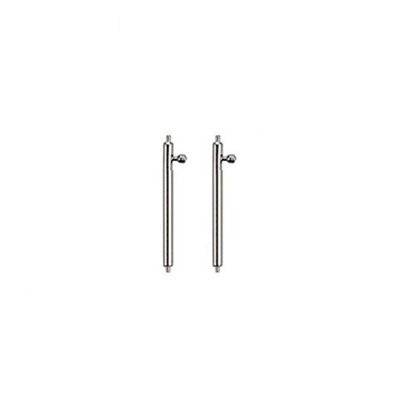 2Pcs/1 Pair for Samsung Galaxy Watch 46mm/Samsung Gear S3 Classic/S3 Frontier 22mm Stainless Steel Watch Band Connectors Replacement