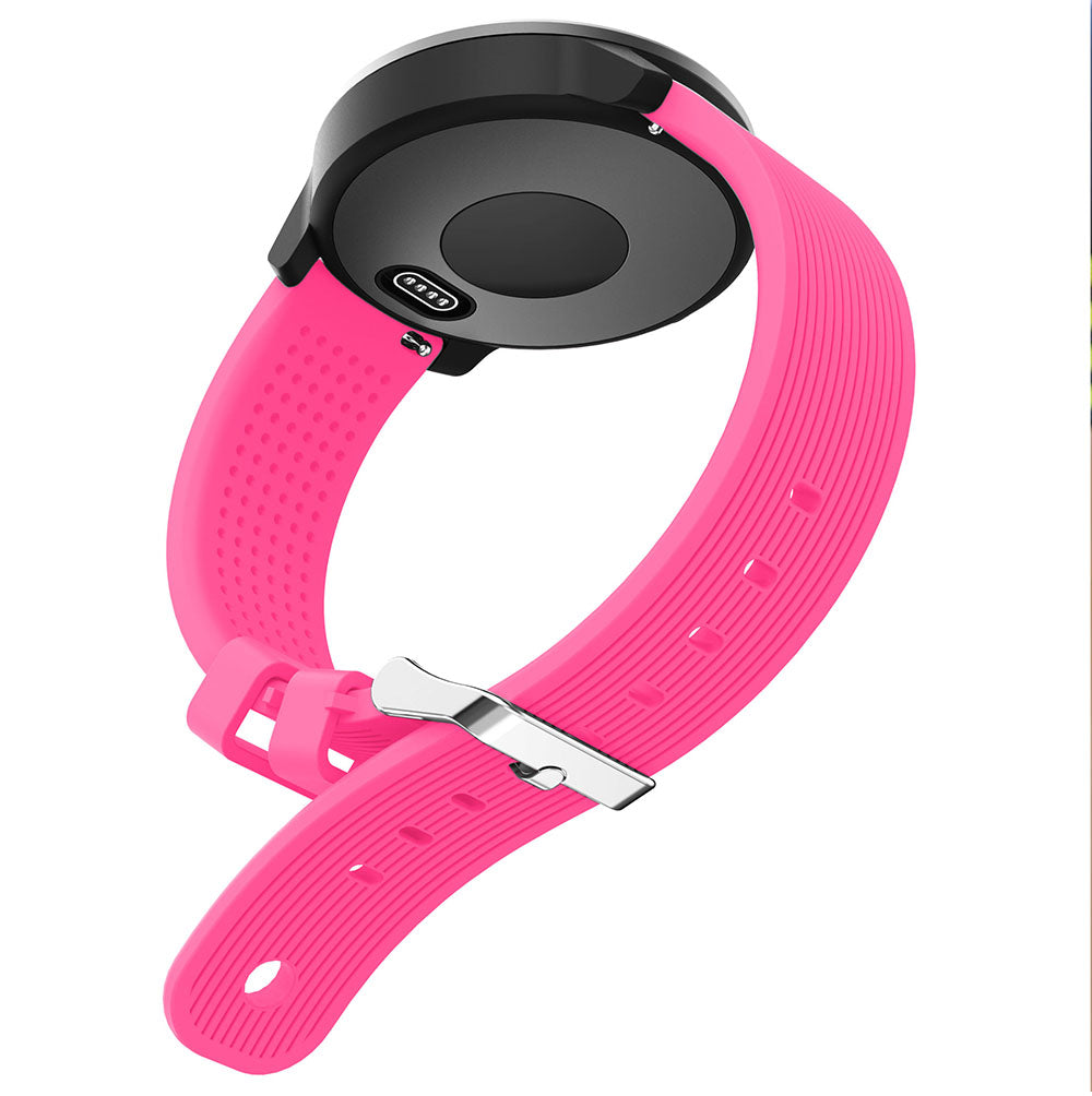 20mm Stripes Texture Silicone Watchband for Garmin Vivoactive 3 Adjustable Watch Strap Replacement