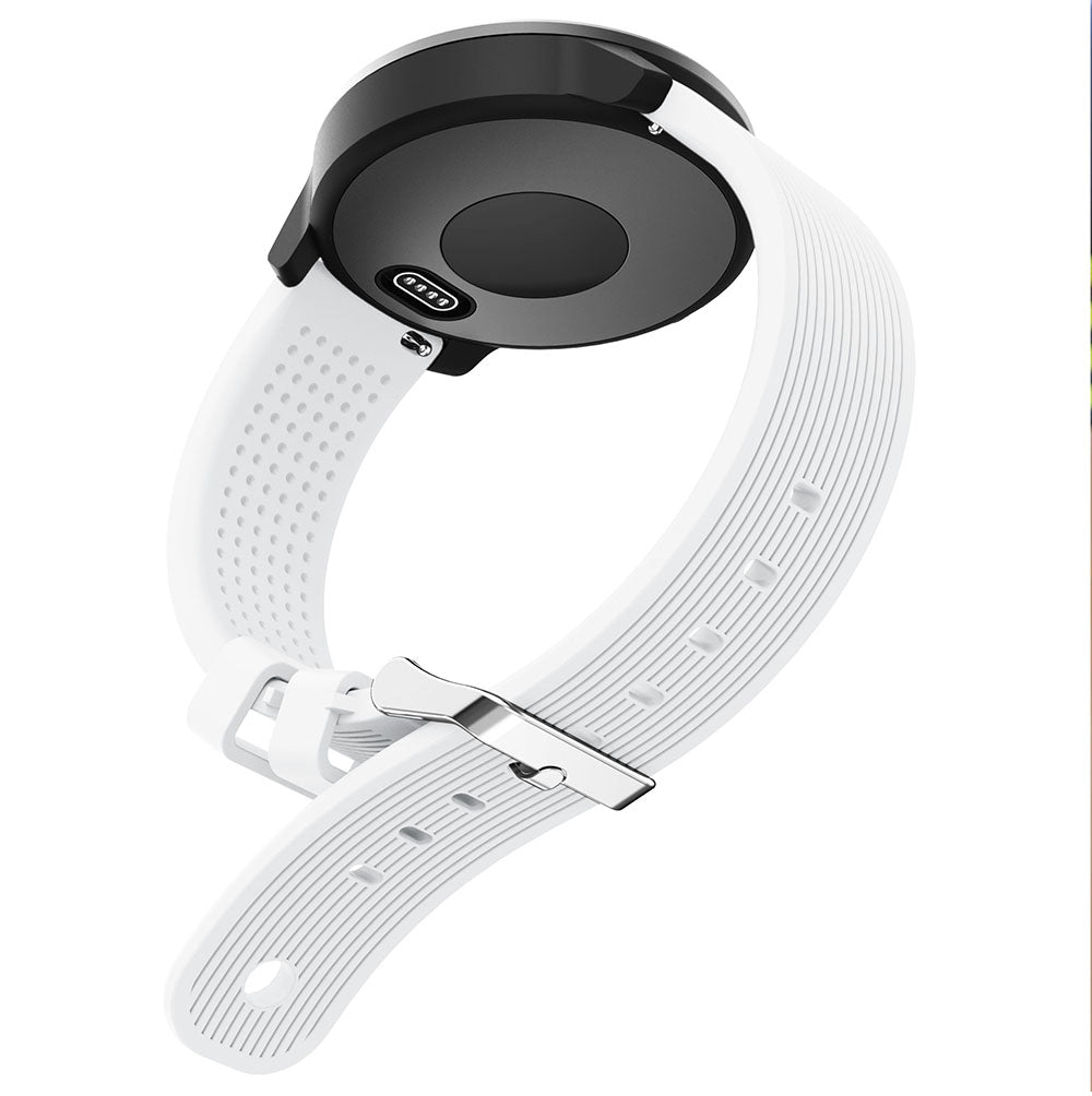 20mm Stripes Texture Silicone Watchband for Garmin Vivoactive 3 Adjustable Watch Strap Replacement