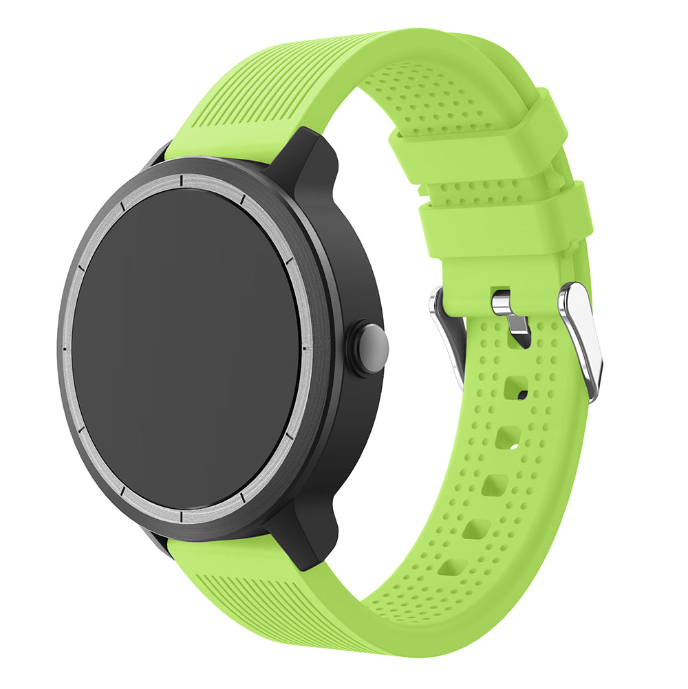 20mm Stripes Texture Silicone Watchband for Garmin Vivoactive 3 Adjustable Watch Strap Replacement