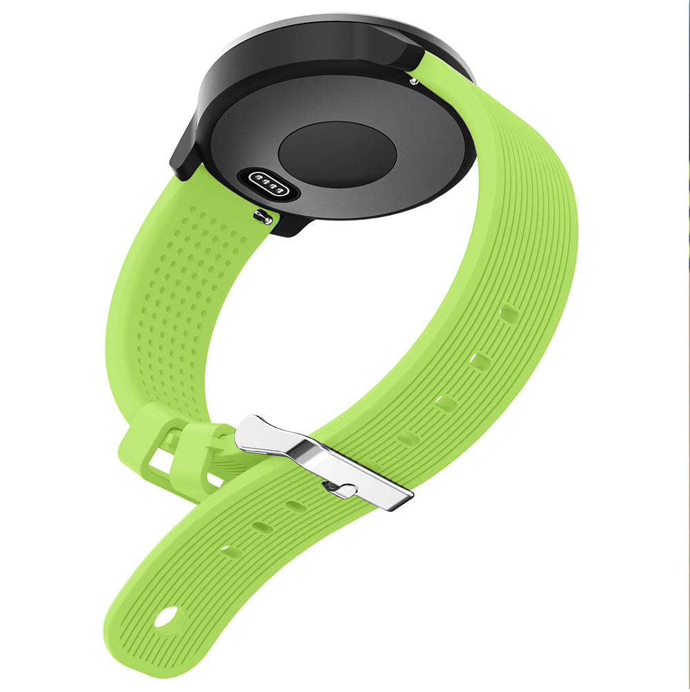 20mm Stripes Texture Silicone Watchband for Garmin Vivoactive 3 Adjustable Watch Strap Replacement