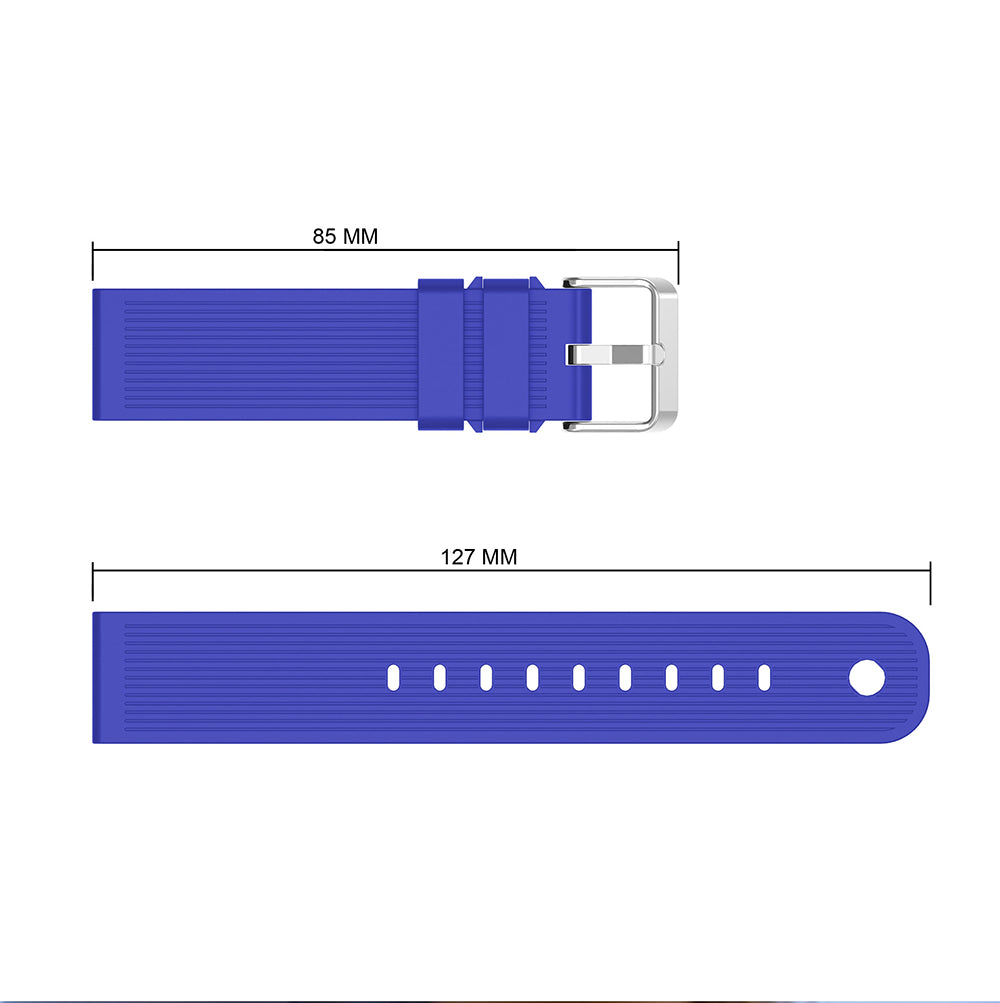 20mm Stripes Texture Silicone Watchband for Garmin Vivoactive 3 Adjustable Watch Strap Replacement