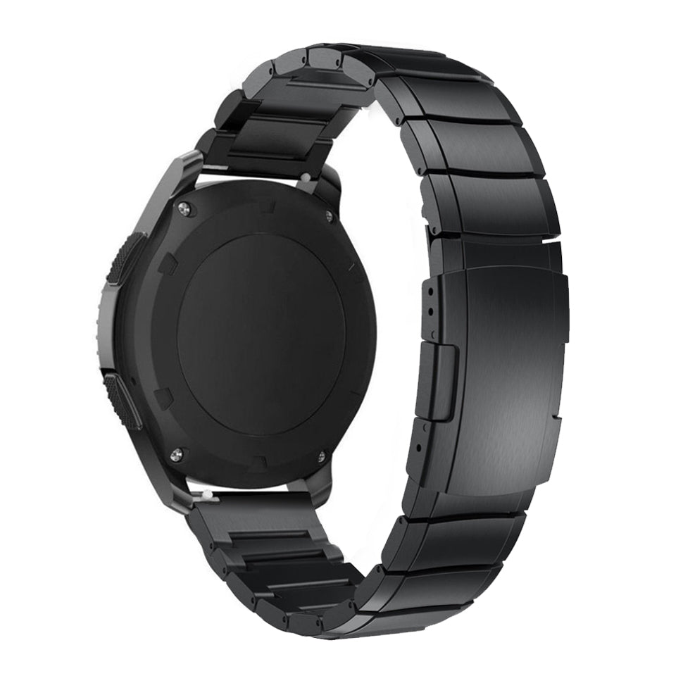 20mm One Bead Stainless Steel Watch Strap with Adjustable Clasp and Links for Samsung Galaxy Watch Active