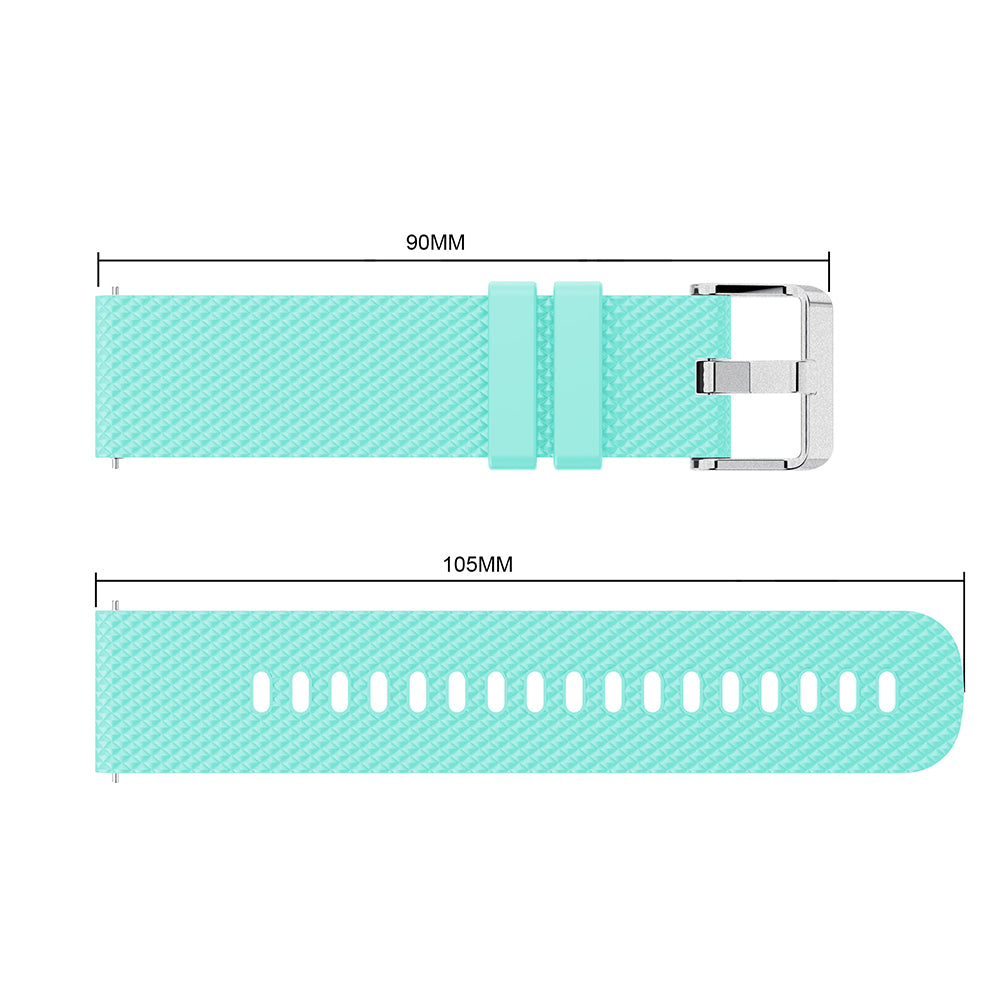 20mm Sandblasting Buckle Silicone Sport Watch Band for Samsung Galaxy Watch Active