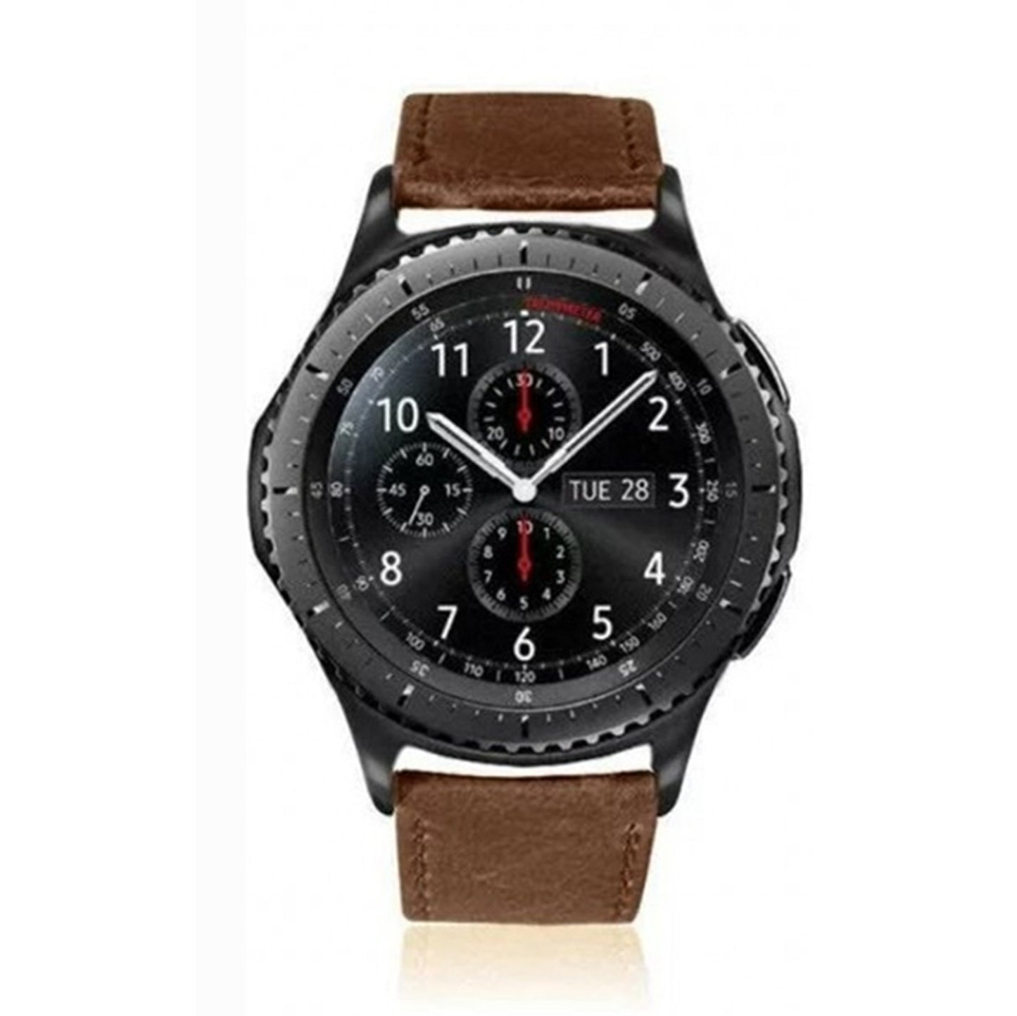 20mm Crazy Texture Genuine Leather Watch Band Bracelet Strap for Samsung Gear S2 Classic / S3 Classic
