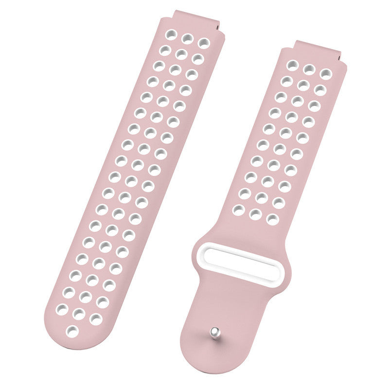 26mm Dual-colors Silicone Watch Strap Band for Garmin Forerunner 735XT/220/230/235/620/630