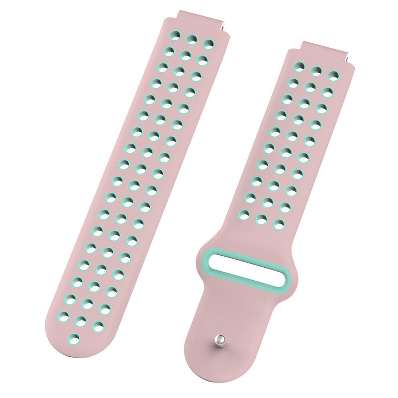 26mm Dual-colors Silicone Watch Strap Band for Garmin Forerunner 735XT/220/230/235/620/630