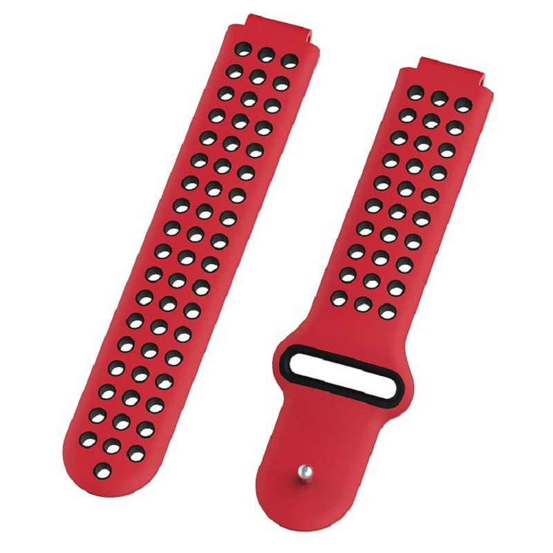 26mm Dual-colors Silicone Watch Strap Band for Garmin Forerunner 735XT/220/230/235/620/630