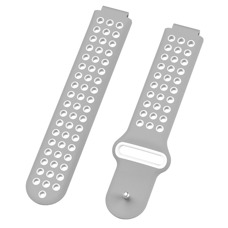 26mm Dual-colors Silicone Watch Strap Band for Garmin Forerunner 735XT/220/230/235/620/630