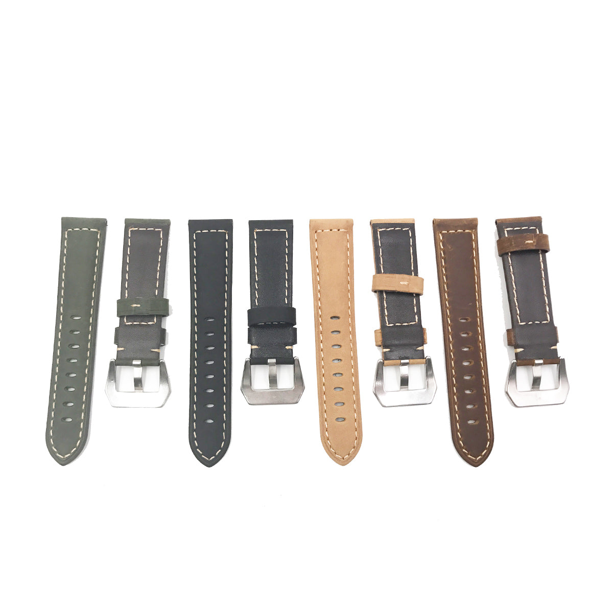 22mm Genuine Leather Watch Band Strap for Samsung Gear S3 Frontier / S3 Classic