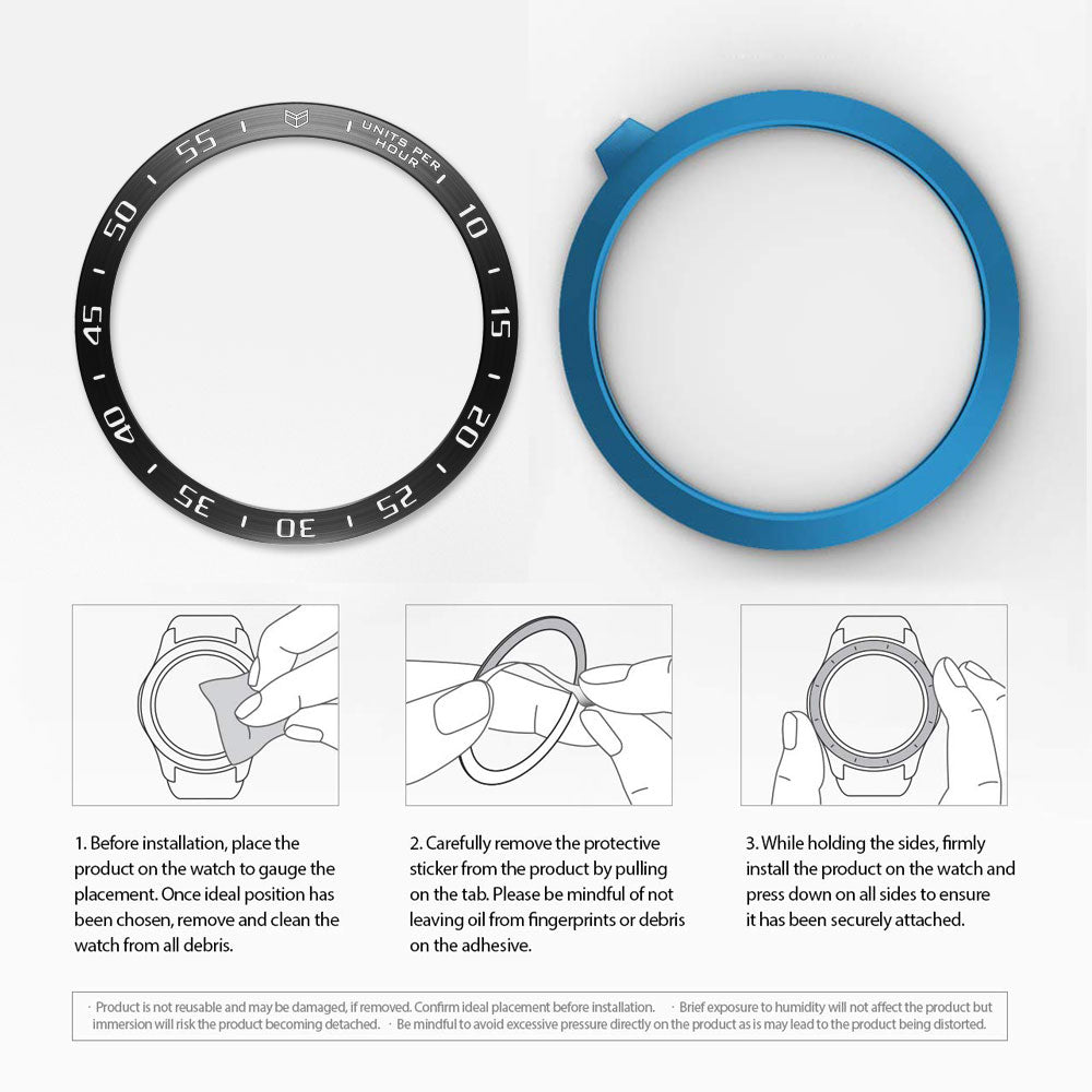 Protective Metal Bezel Ring Frame Case for Samsung Galaxy Watch 46mm