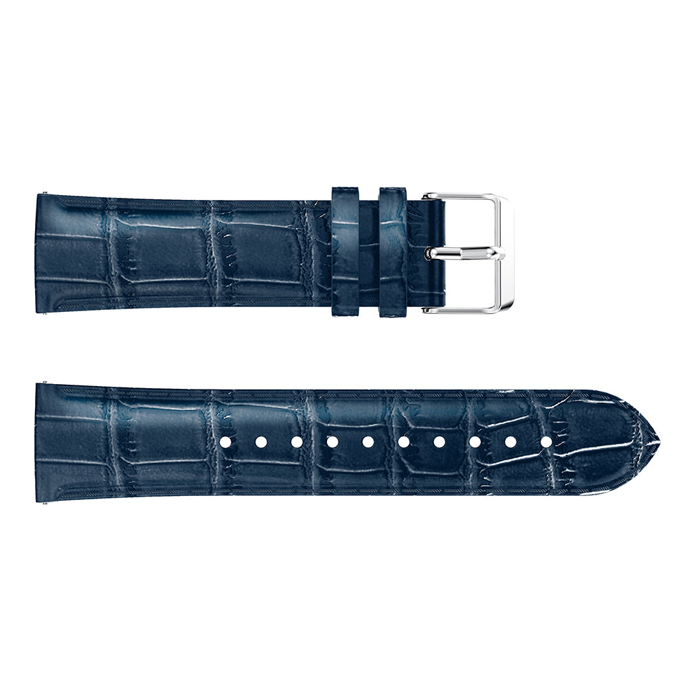 20mm Crocodile Texture Leather Smart Watch Strap Replacement for Amazfit GTS