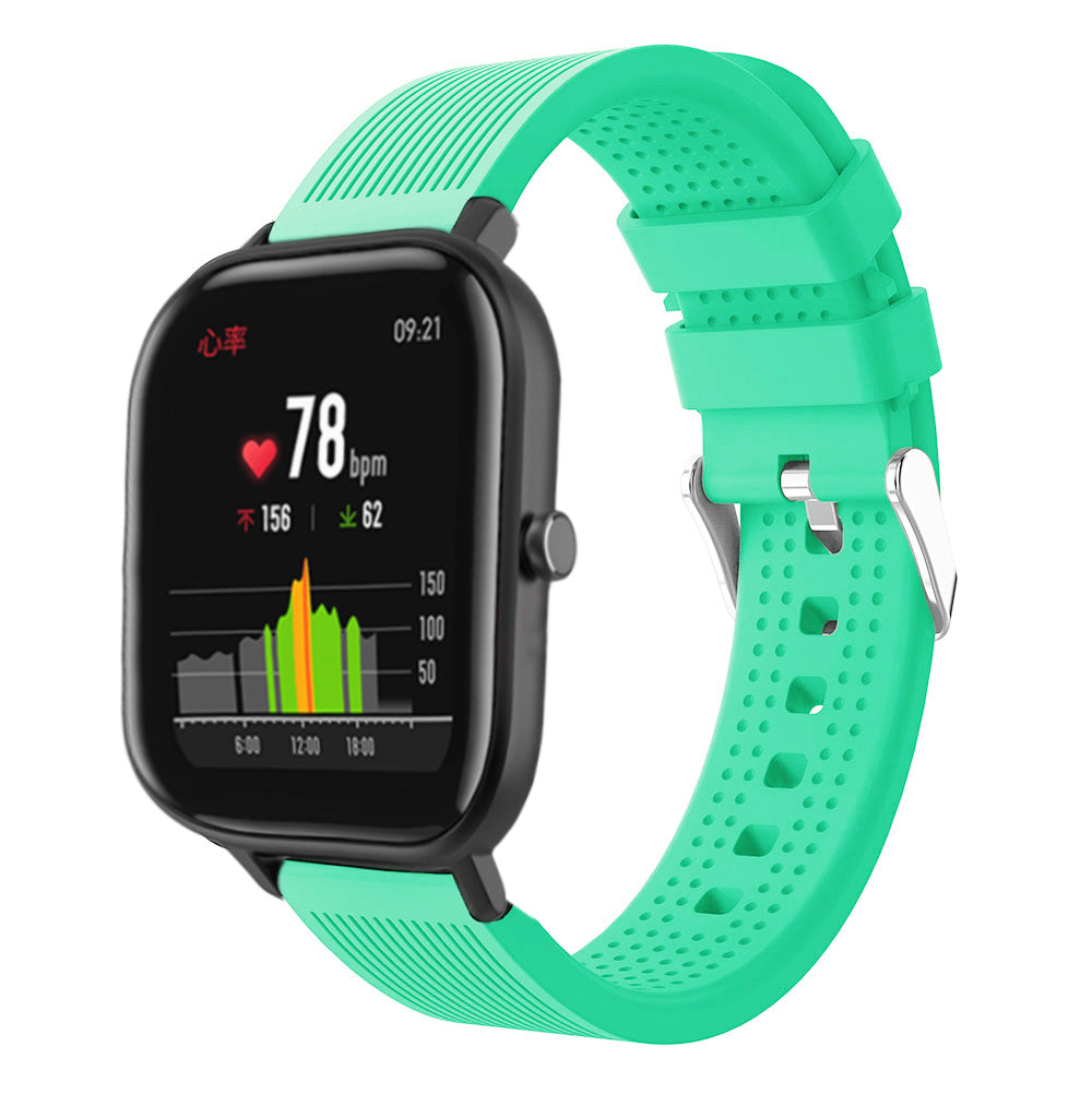 20mm Stripe Silicone Wrist Strap Replacement for Amazfit GTS/Amazfit Bip Lite