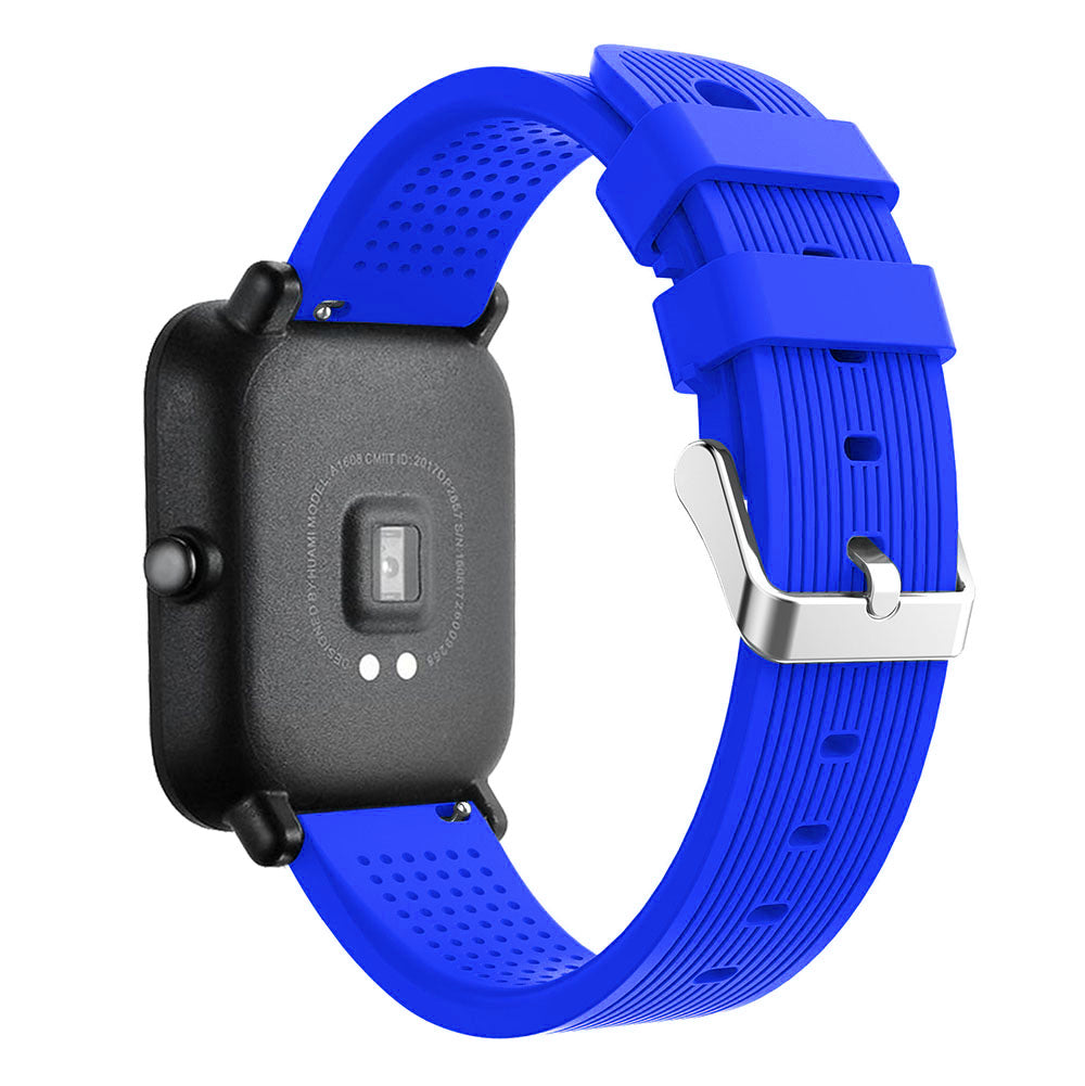 20mm Stripe Silicone Wrist Strap Replacement for Amazfit GTS/Amazfit Bip Lite