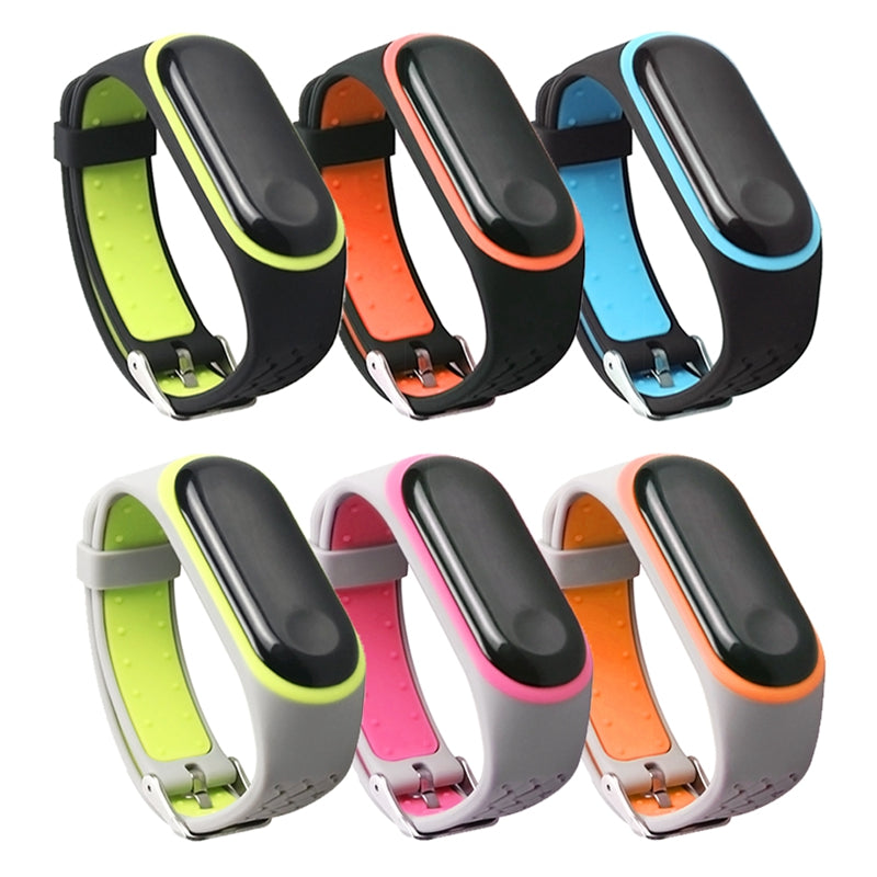 Universal Silicone Wrist Strap Replacement for Xiaomi Mi Smart Band 4/3