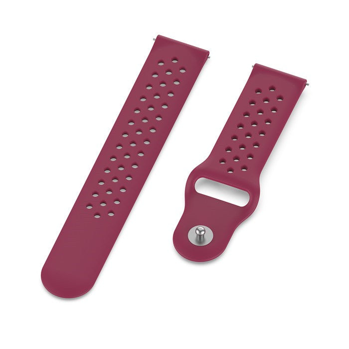 20mm Soft Ventilation Silicone Watch Band Replacement for Garmin Move Luxe/Move Style/Move 3/Move Venu