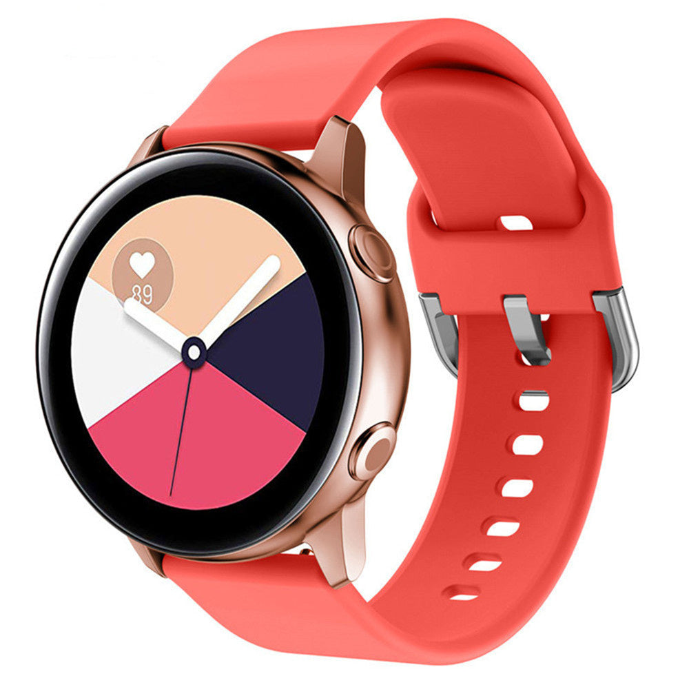 20mm Silicone Wrist Strap Replacement for Samsung Galaxy Watch4 Classic 46mm 42mm/Watch4 44mm 40mm/Garmin Move Luxe/Move Style/Move 3/Move Venu
