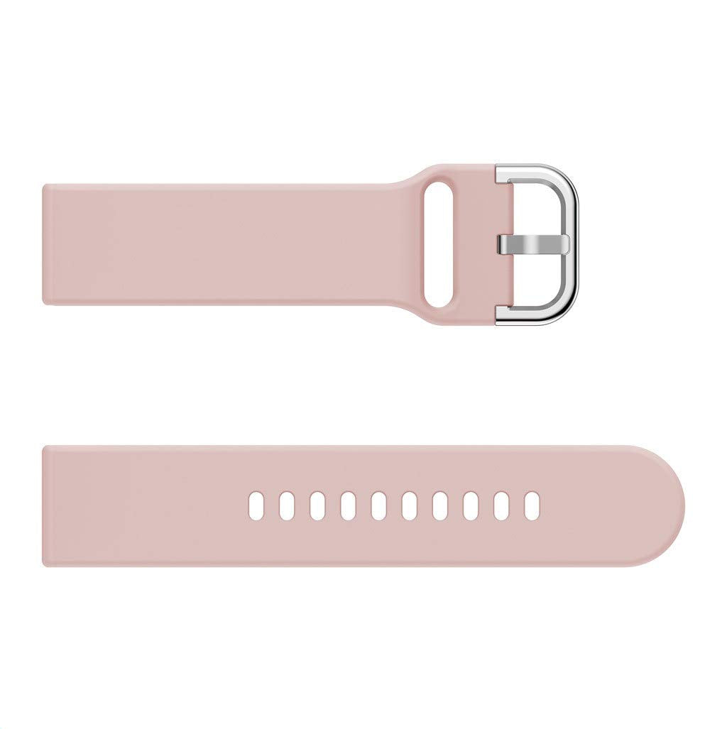 20mm Silicone Wrist Strap Replacement for Samsung Galaxy Watch4 Classic 46mm 42mm/Watch4 44mm 40mm/Garmin Move Luxe/Move Style/Move 3/Move Venu