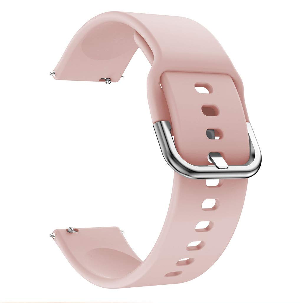 20mm Silicone Wrist Strap Replacement for Samsung Galaxy Watch4 Classic 46mm 42mm/Watch4 44mm 40mm/Garmin Move Luxe/Move Style/Move 3/Move Venu