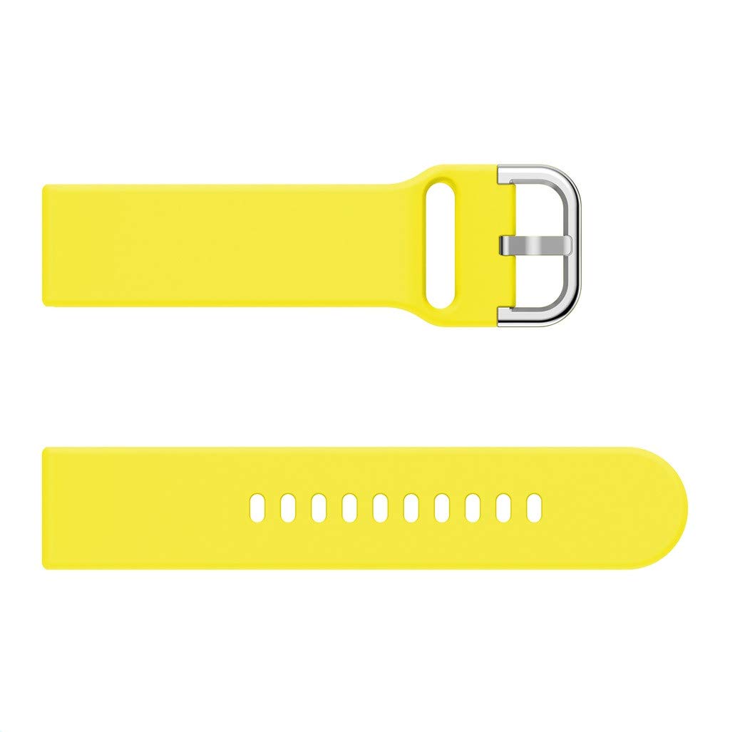 20mm Silicone Wrist Strap Replacement for Samsung Galaxy Watch4 Classic 46mm 42mm/Watch4 44mm 40mm/Garmin Move Luxe/Move Style/Move 3/Move Venu