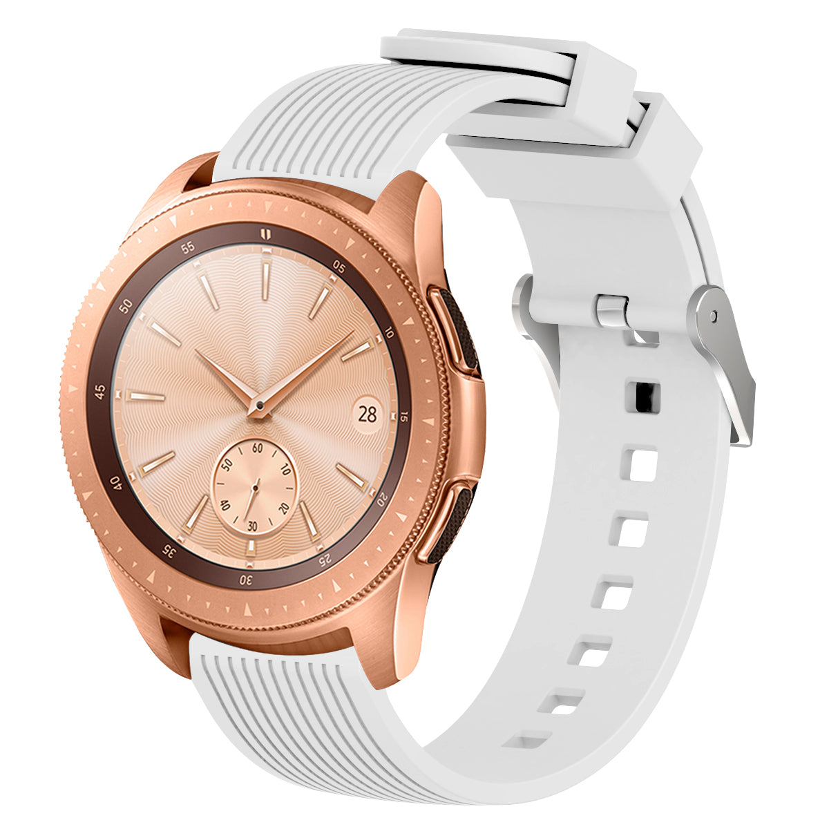 20mm Stripe Texture Silicone Smart Watch Band for GarminMove Luxe/Move Style/Move 3/Move Venu