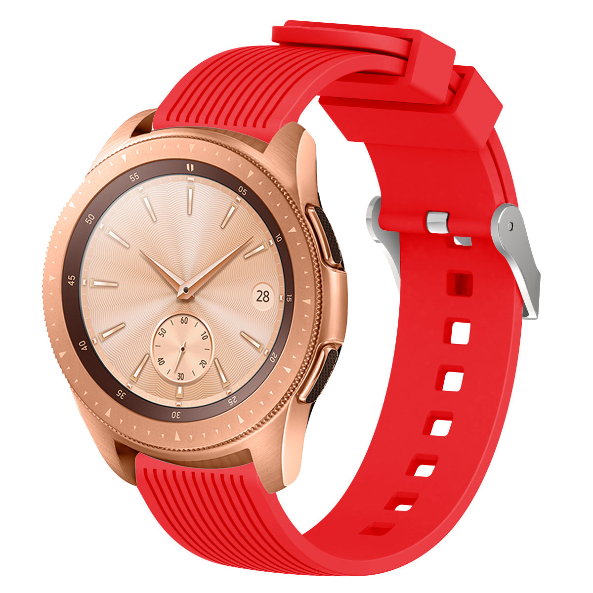 20mm Stripe Texture Silicone Smart Watch Band for GarminMove Luxe/Move Style/Move 3/Move Venu