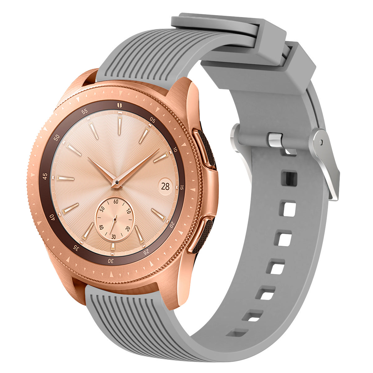 20mm Stripe Texture Silicone Smart Watch Band for GarminMove Luxe/Move Style/Move 3/Move Venu