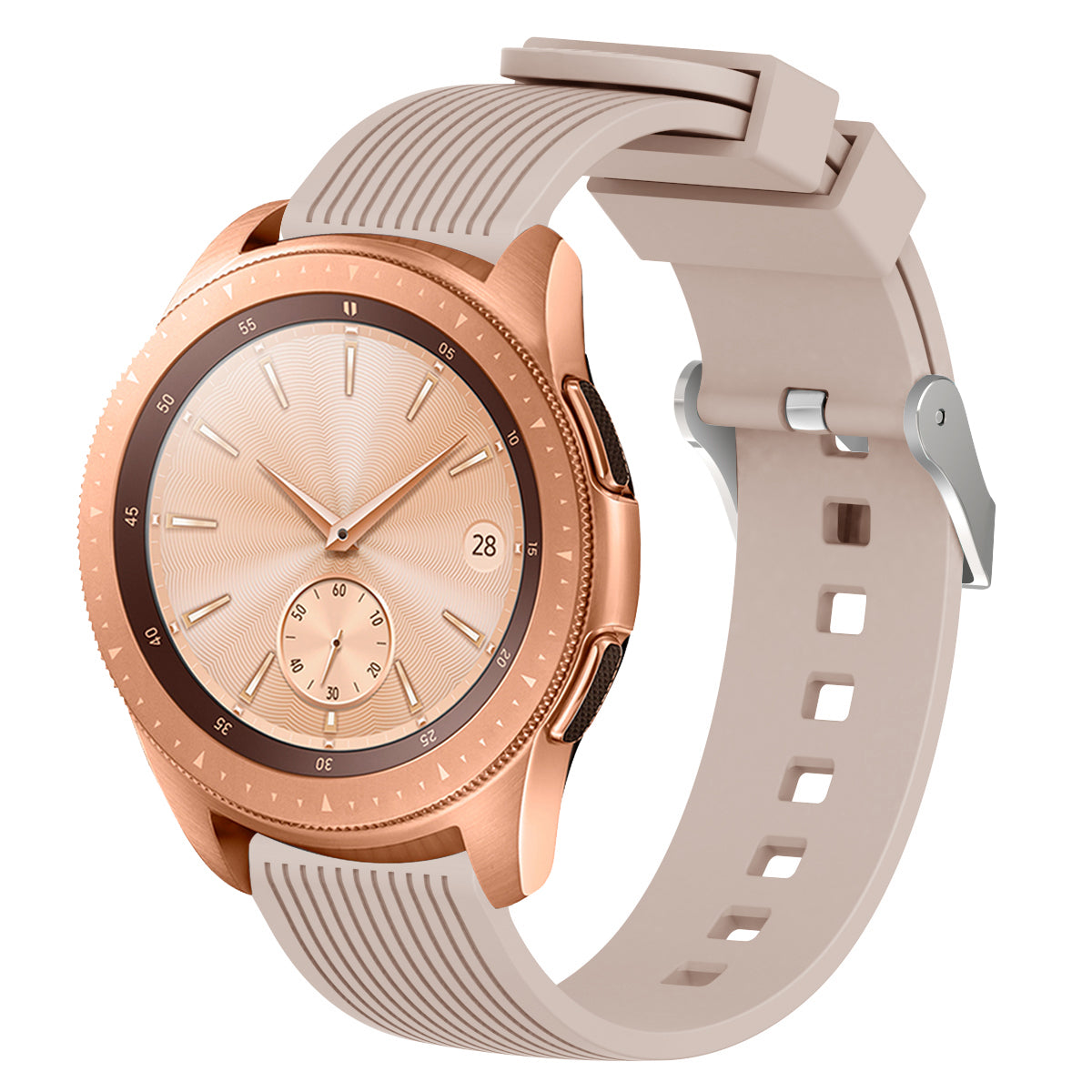 20mm Stripe Texture Silicone Smart Watch Band for GarminMove Luxe/Move Style/Move 3/Move Venu