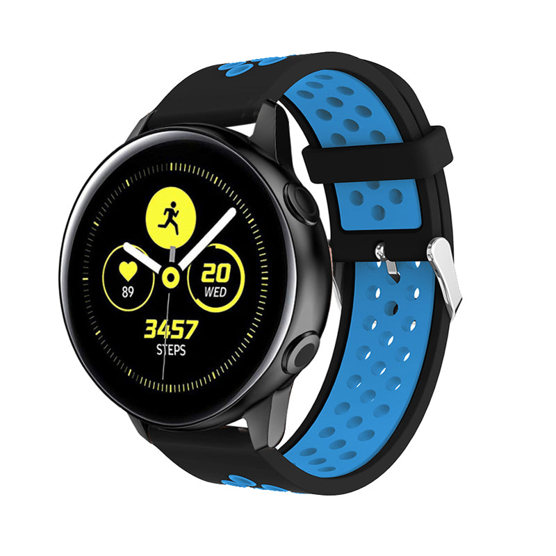 20mm Dual Color Silicone Smart Watch Band for GarminMove Luxe/Move Style /Move 3 /Move Venu