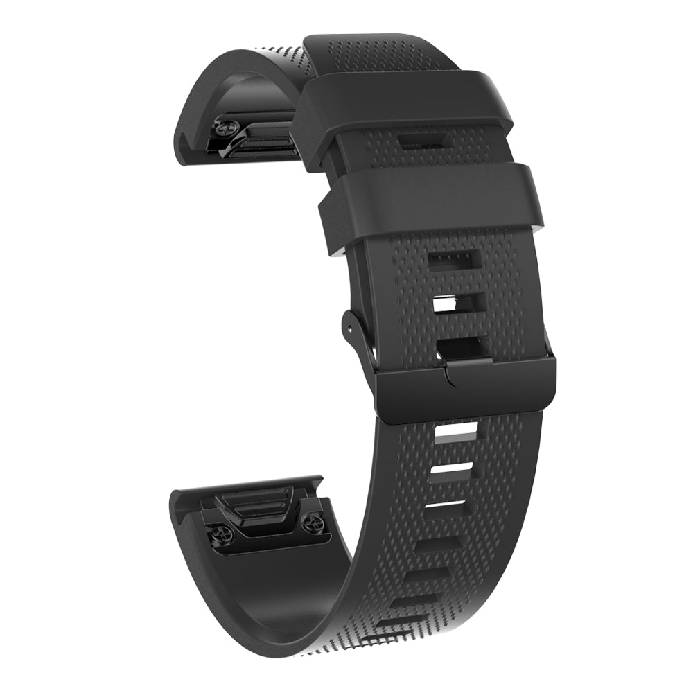26mm Silicone Watch Band for Garmin Fenix 6X/6X Pro/Fenix 5X/Fenix 5X Plus, Soft Watch Wrist Strap Replacement