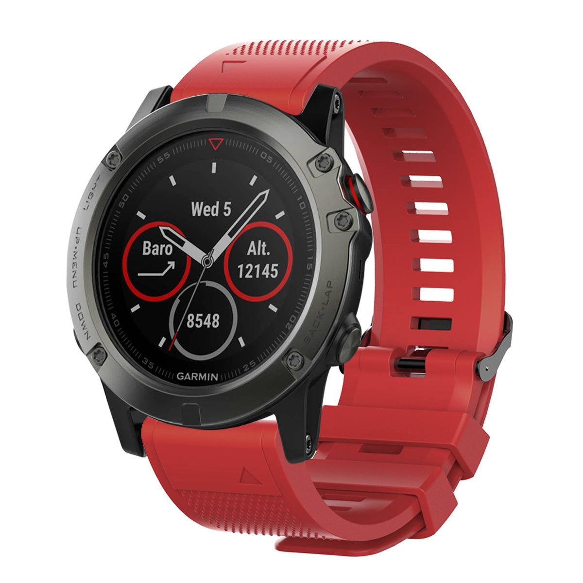 26mm Silicone Watch Band for Garmin Fenix 6X/6X Pro/Fenix 5X/Fenix 5X Plus, Soft Watch Wrist Strap Replacement