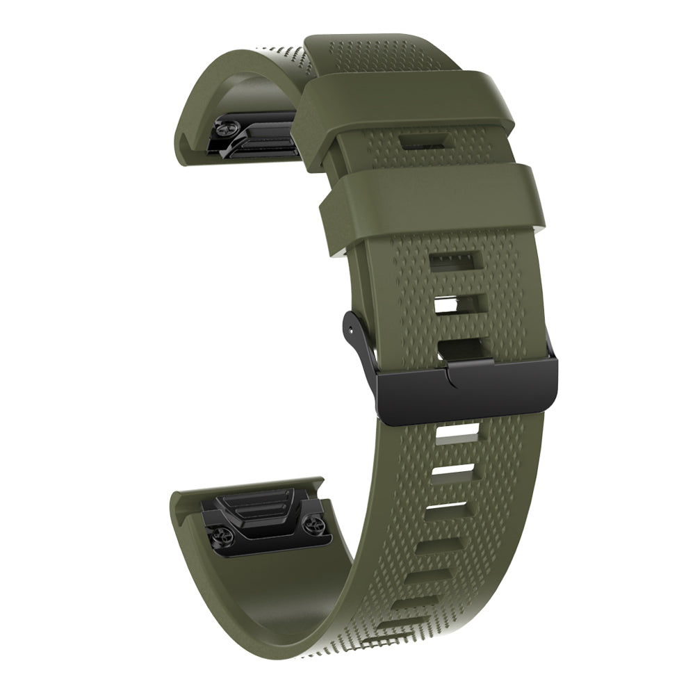 26mm Silicone Watch Band for Garmin Fenix 6X/6X Pro/Fenix 5X/Fenix 5X Plus, Soft Watch Wrist Strap Replacement