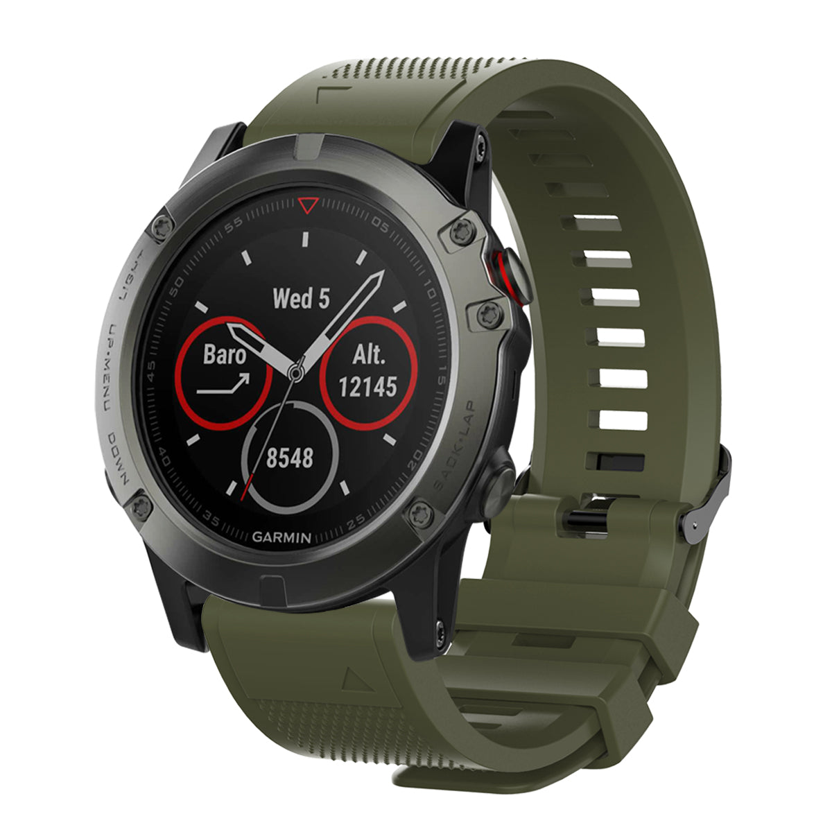 26mm Silicone Watch Band for Garmin Fenix 6X/6X Pro/Fenix 5X/Fenix 5X Plus, Soft Watch Wrist Strap Replacement