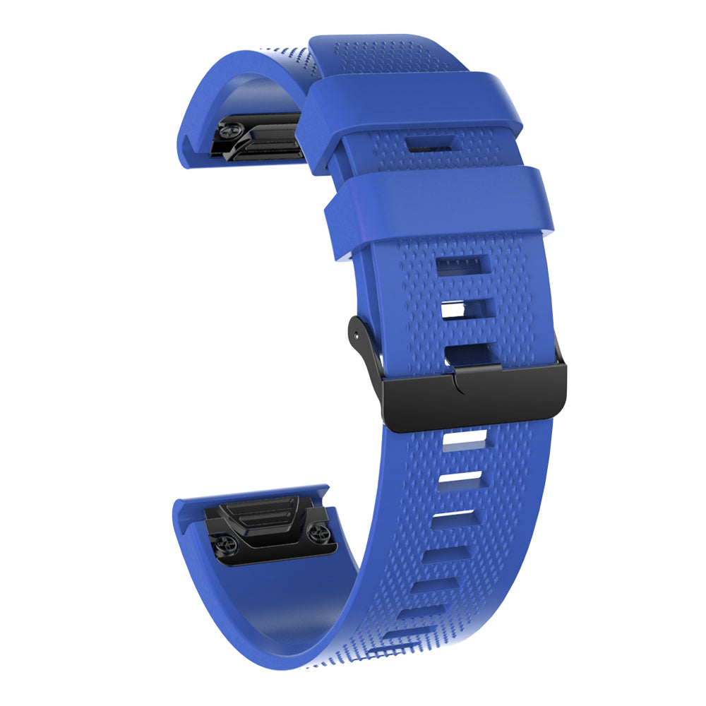 26mm Silicone Watch Band for Garmin Fenix 6X/6X Pro/Fenix 5X/Fenix 5X Plus, Soft Watch Wrist Strap Replacement
