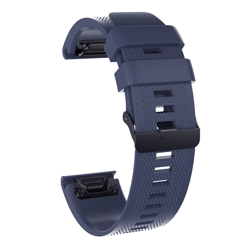 26mm Silicone Watch Band for Garmin Fenix 6X/6X Pro/Fenix 5X/Fenix 5X Plus, Soft Watch Wrist Strap Replacement