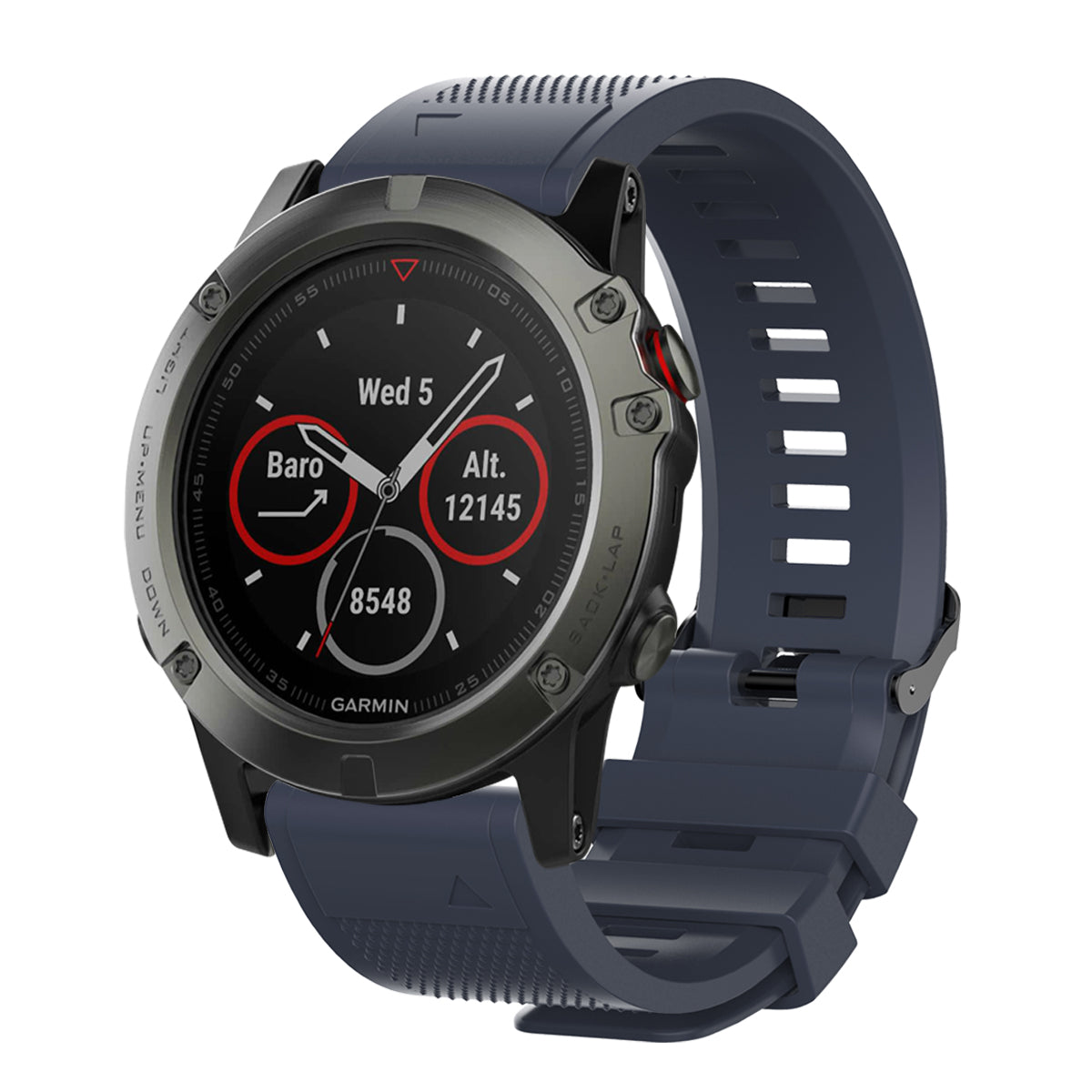 26mm Silicone Watch Band for Garmin Fenix 6X/6X Pro/Fenix 5X/Fenix 5X Plus, Soft Watch Wrist Strap Replacement
