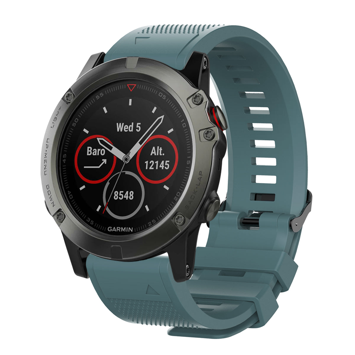 26mm Silicone Watch Band for Garmin Fenix 6X/6X Pro/Fenix 5X/Fenix 5X Plus, Soft Watch Wrist Strap Replacement
