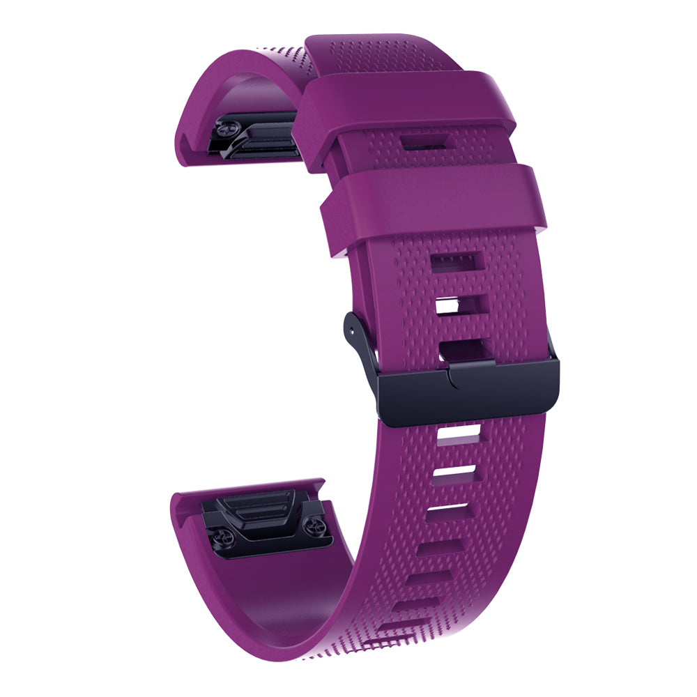 26mm Silicone Watch Band for Garmin Fenix 6X/6X Pro/Fenix 5X/Fenix 5X Plus, Soft Watch Wrist Strap Replacement