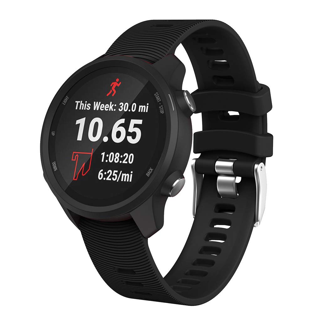 20mm Silicone Smart Watch Band for GarminMove Forerunner 245M/645M/Vivoactive 3t