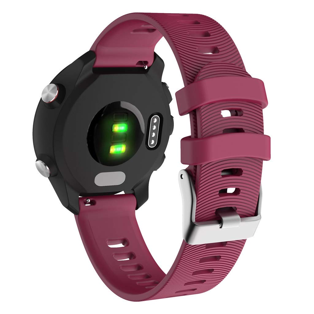 20mm Silicone Smart Watch Band for GarminMove Forerunner 245M/645M/Vivoactive 3t