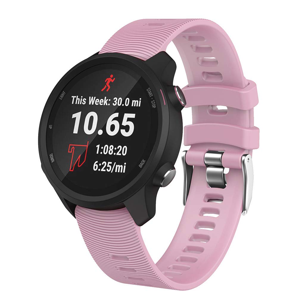 20mm Silicone Smart Watch Band for GarminMove Forerunner 245M/645M/Vivoactive 3t