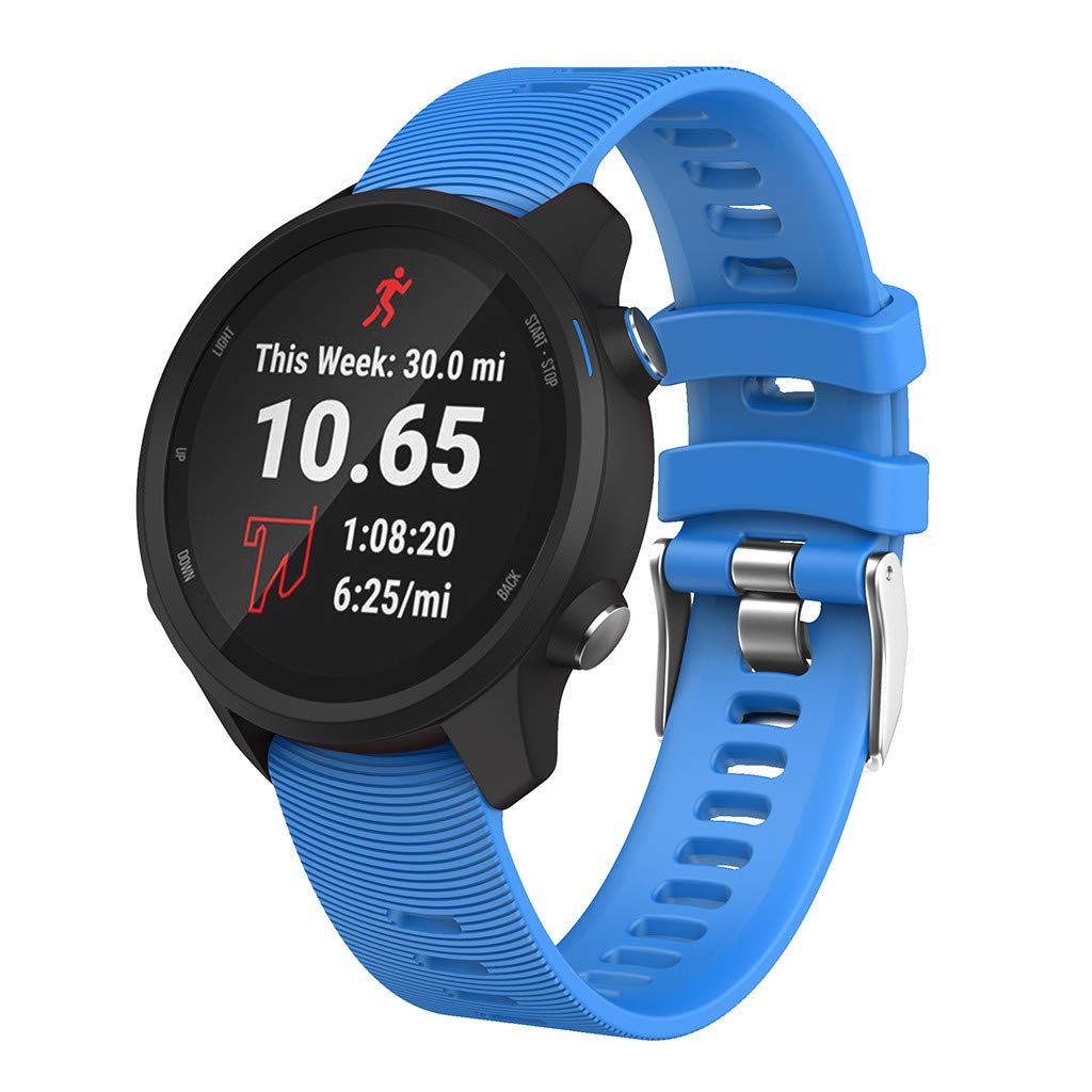 20mm Silicone Smart Watch Band for GarminMove Forerunner 245M/645M/Vivoactive 3t