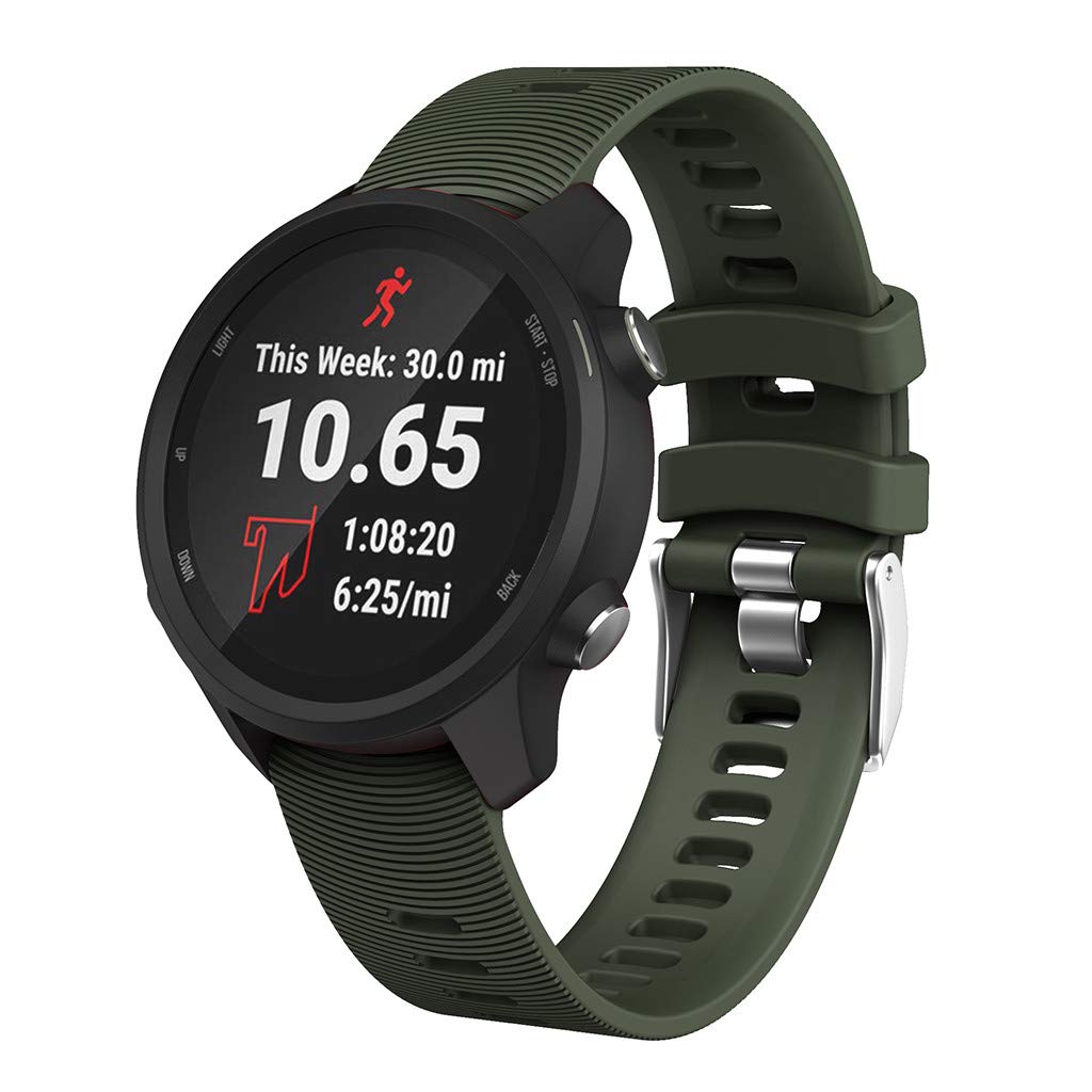 20mm Silicone Smart Watch Band for GarminMove Forerunner 245M/645M/Vivoactive 3t