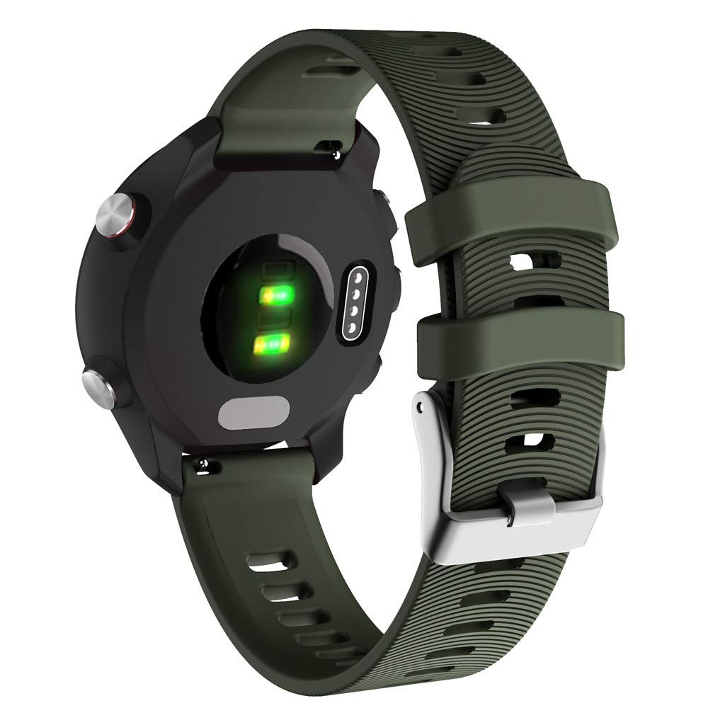 20mm Silicone Smart Watch Band for GarminMove Forerunner 245M/645M/Vivoactive 3t
