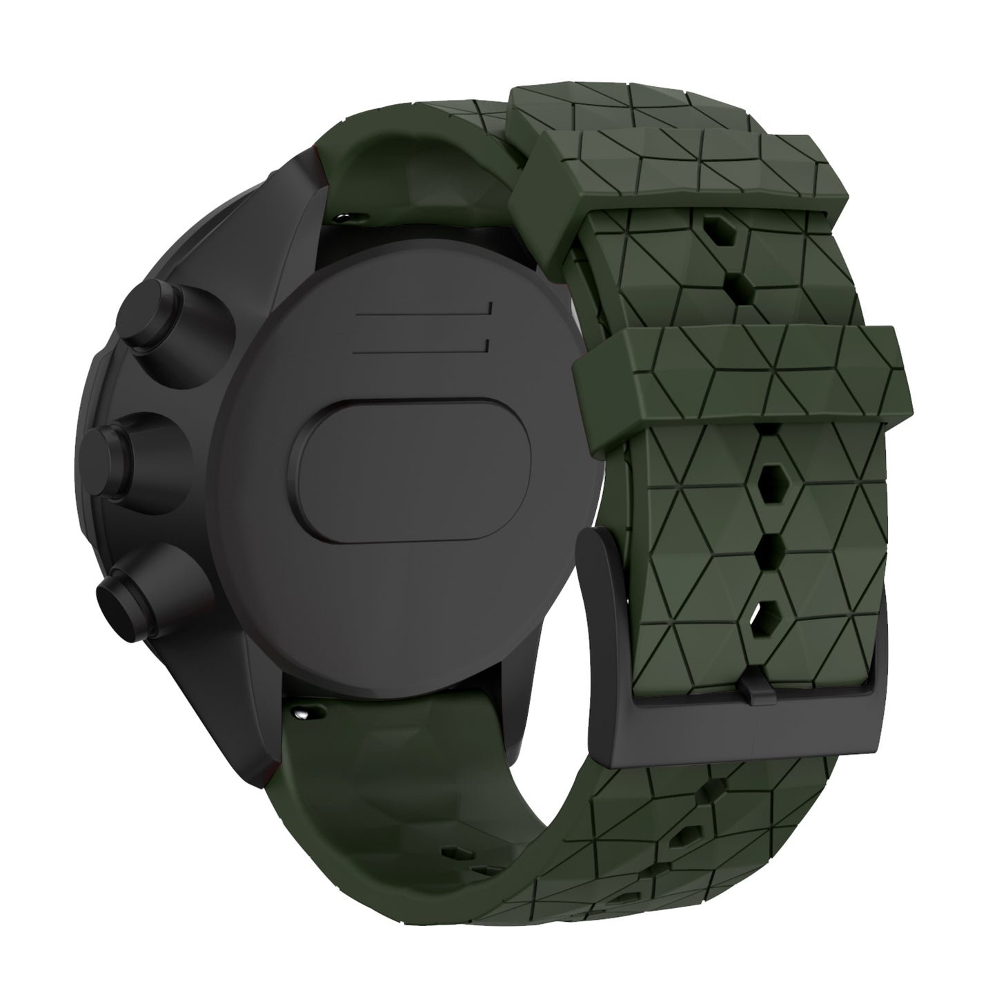 24mm Silicone Wrist Strap Replacement for Suunto 9 Baro