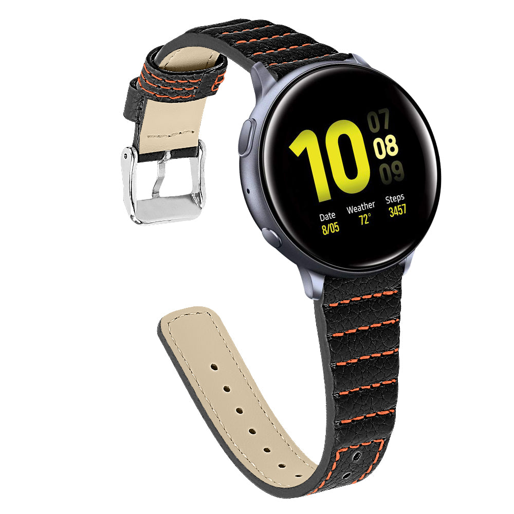 20mm Genuine Cowhide Leather Smart Watch Band Strap for Samsung Galaxy Watch 42mm