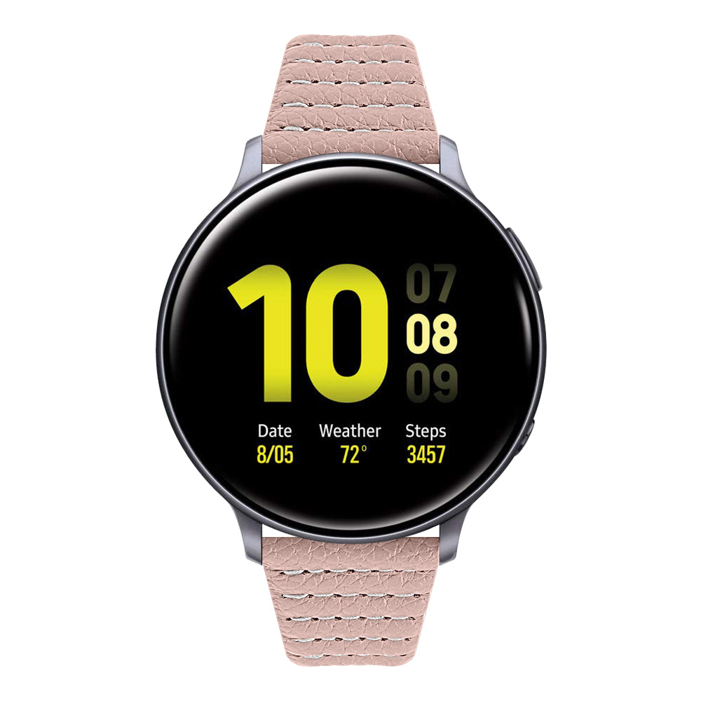 20mm Genuine Cowhide Leather Smart Watch Band Strap for Samsung Galaxy Watch 42mm