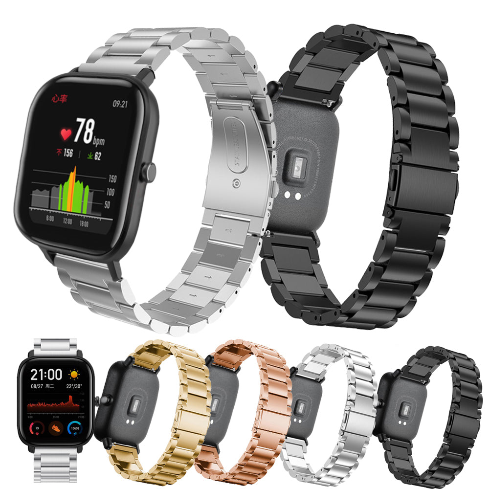 20mm Stainless Steel Smart Watch Replacement Strap for Huami Amazfit GTS