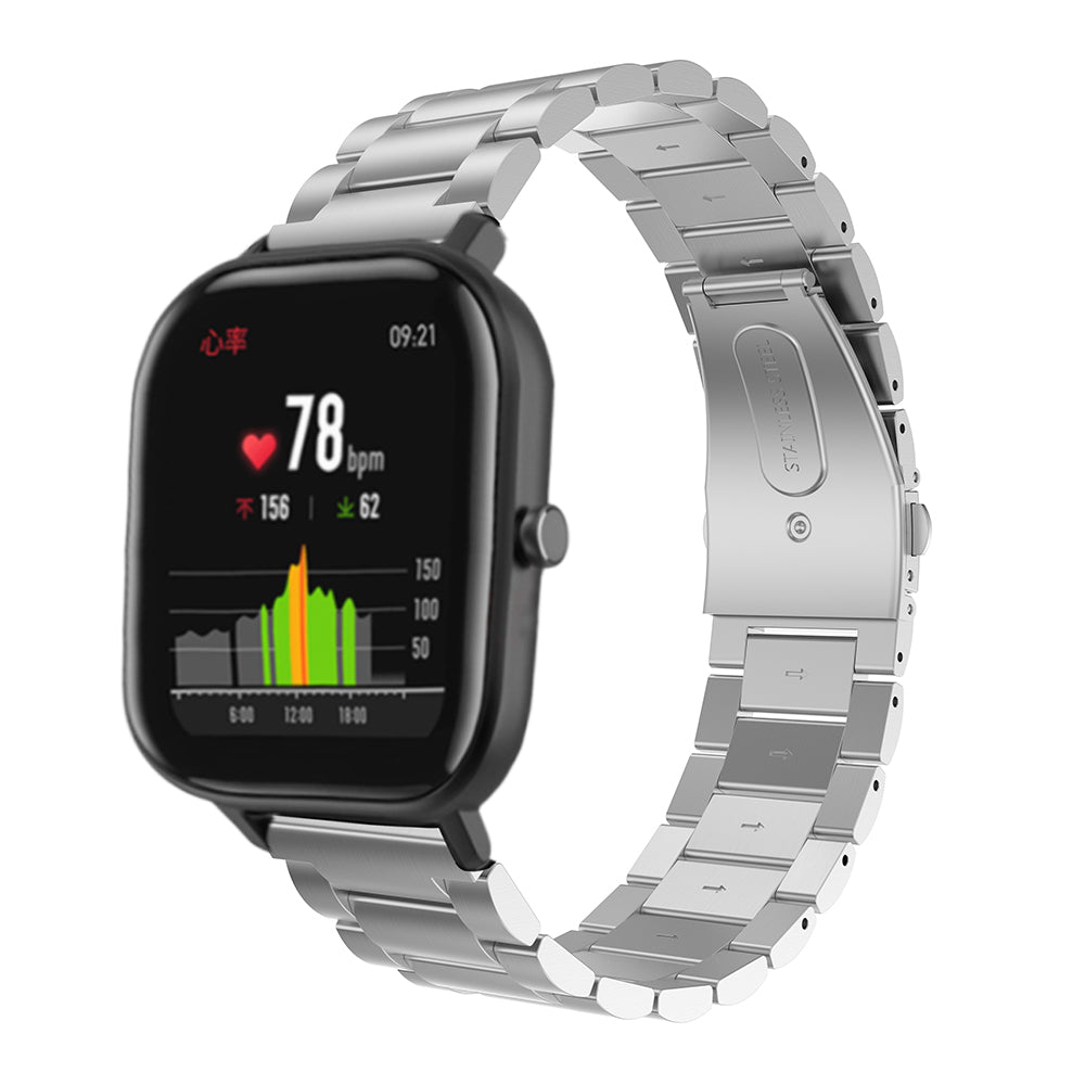 20mm Stainless Steel Smart Watch Replacement Strap for Huami Amazfit GTS