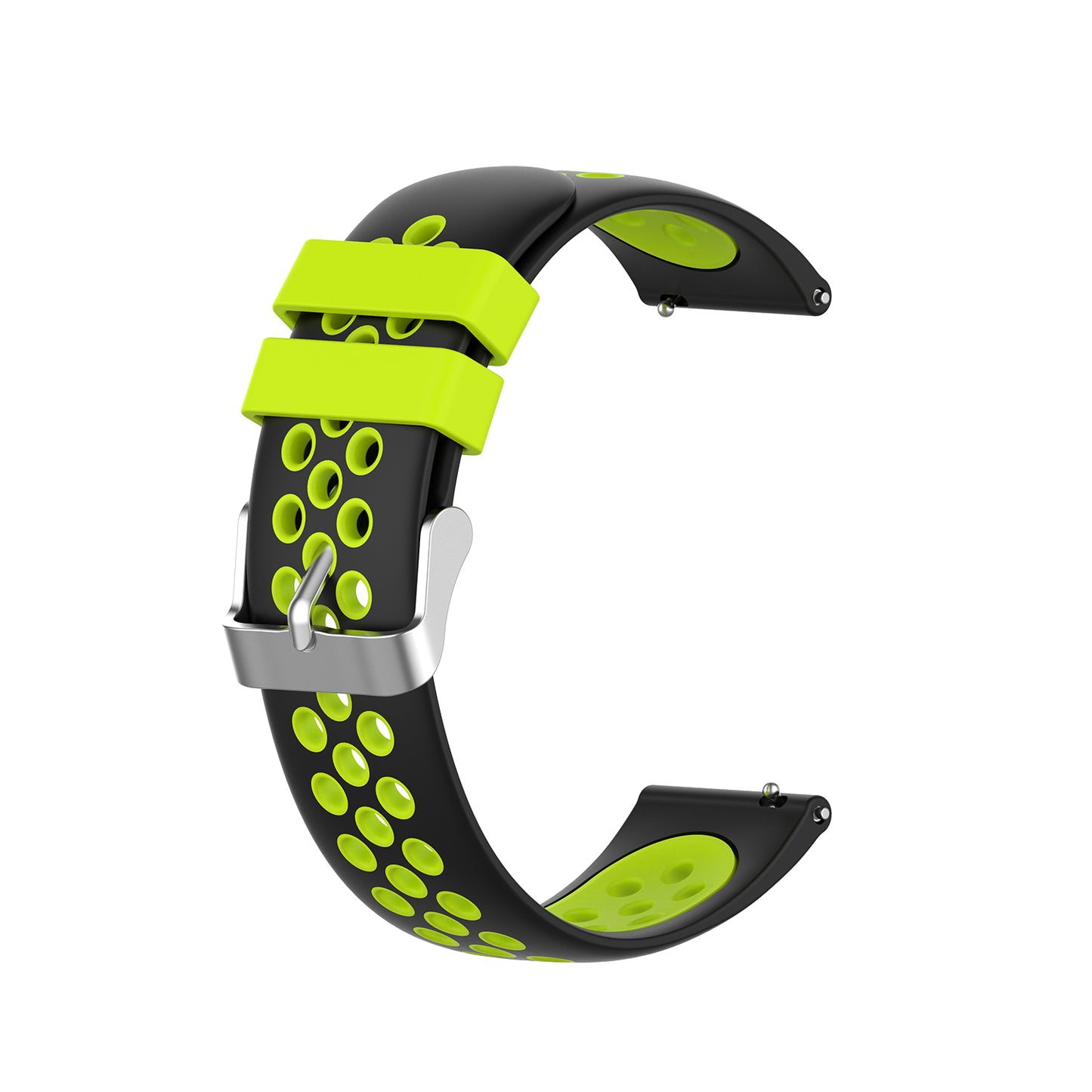 18mm Dual Color Silicone Smart Watch Band for Xiaomi Mi Watch